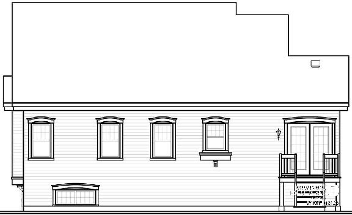 rear elevation - Wilton