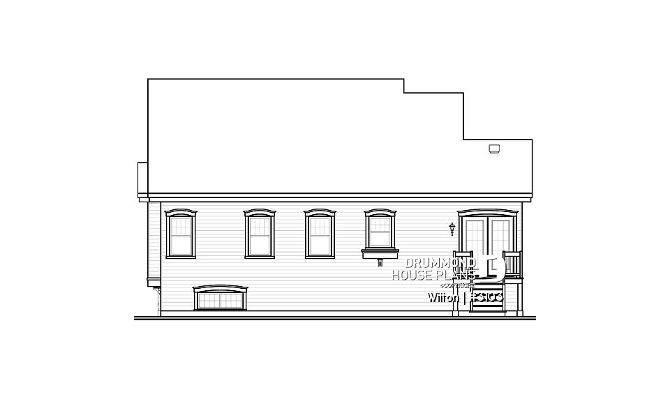 rear elevation - Wilton