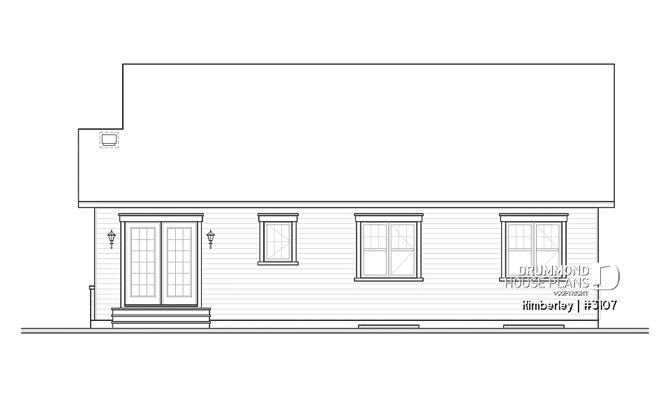 rear elevation - Kimberley