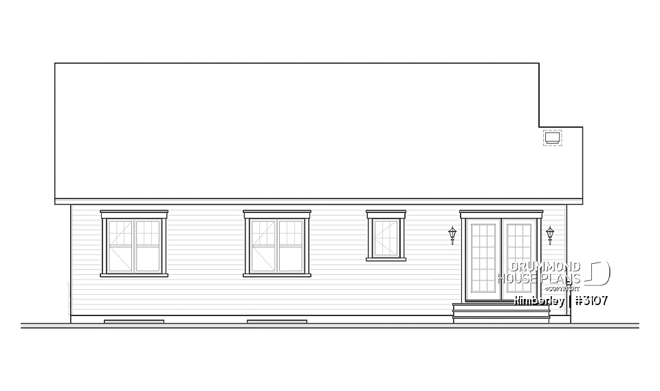 rear elevation - Kimberley