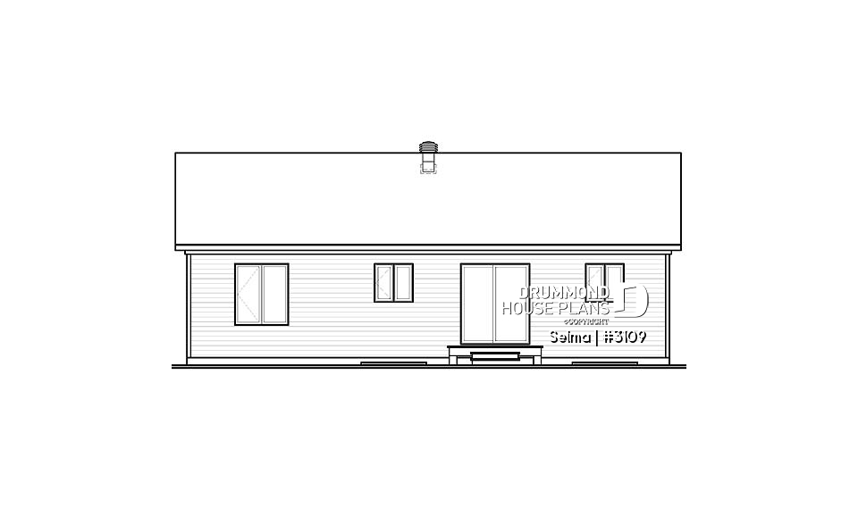 rear elevation - Selma