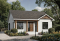 front - BASE MODEL - Lozère House Plan (#3113) | Affordable Small Country Home with Simple Construction - Sisken