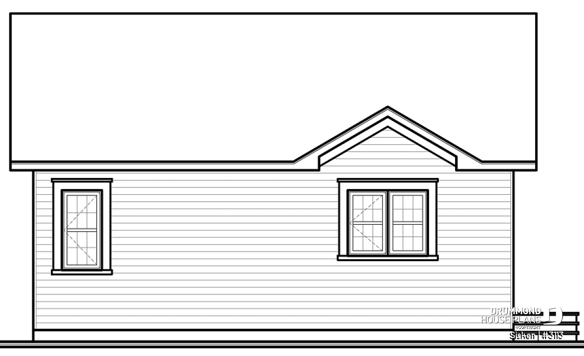 rear elevation - Sisken