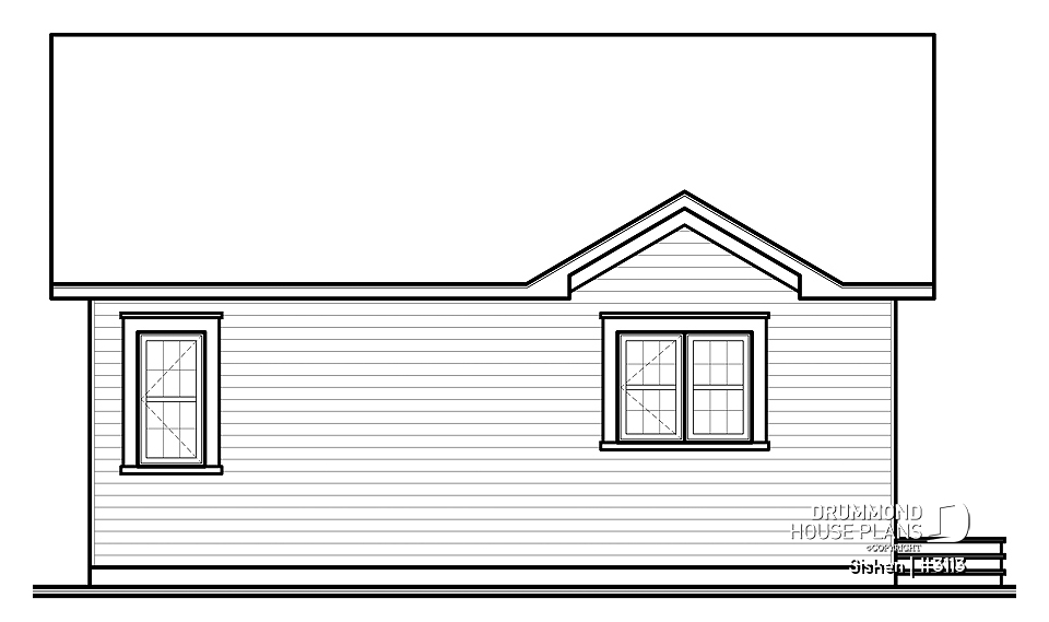 rear elevation - Sisken