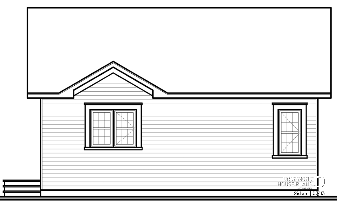 rear elevation - Sisken