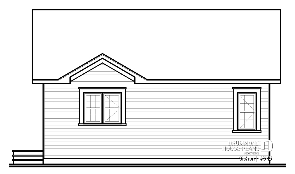 rear elevation - Sisken