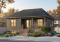 Color version 1 - Front - 2 bedroom, country style raised bungalow house plan with full basement, and laundry on main floor - Sisken 2