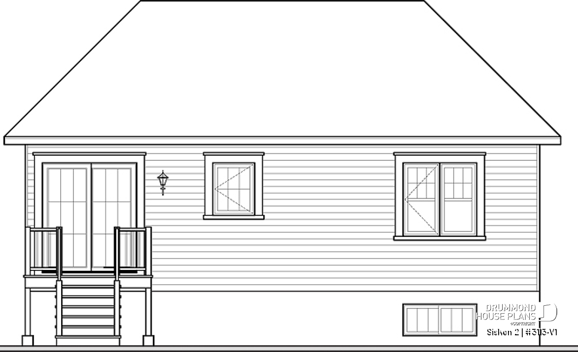 rear elevation - Sisken 2
