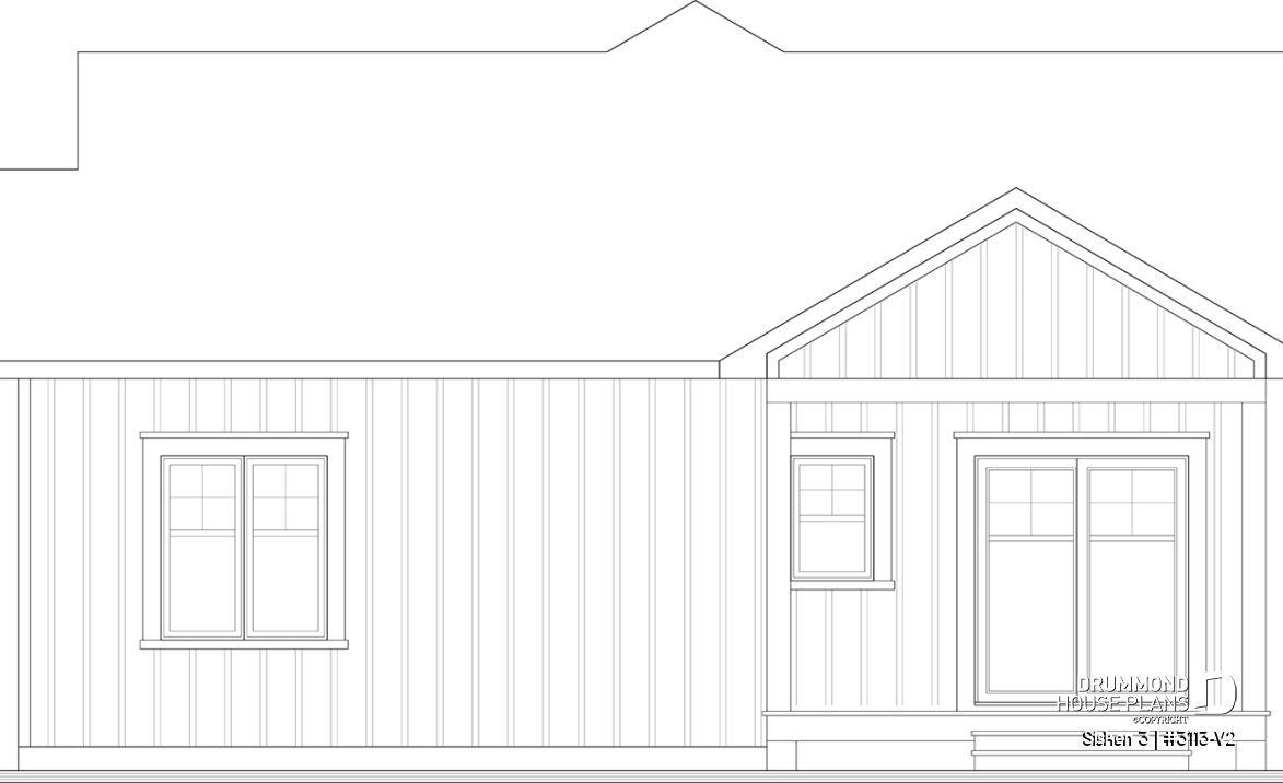 rear elevation - Sisken 3
