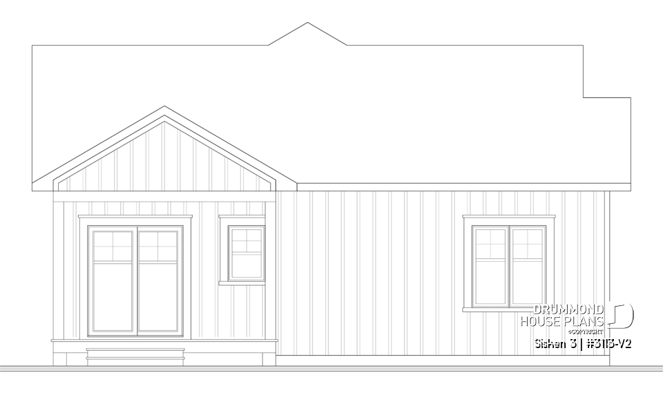 rear elevation - Sisken 3