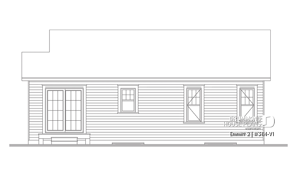 rear elevation - Emmitt 2