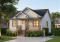front - BASE MODEL - Economical 2 bedroom bungalow with kitchen island and veranda, ideal first-home buyer house plan - Pierce