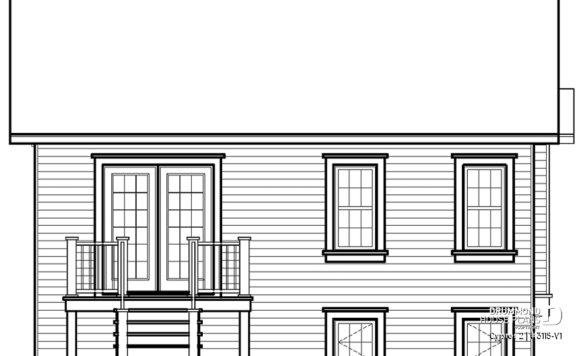 rear elevation - Cypres 2
