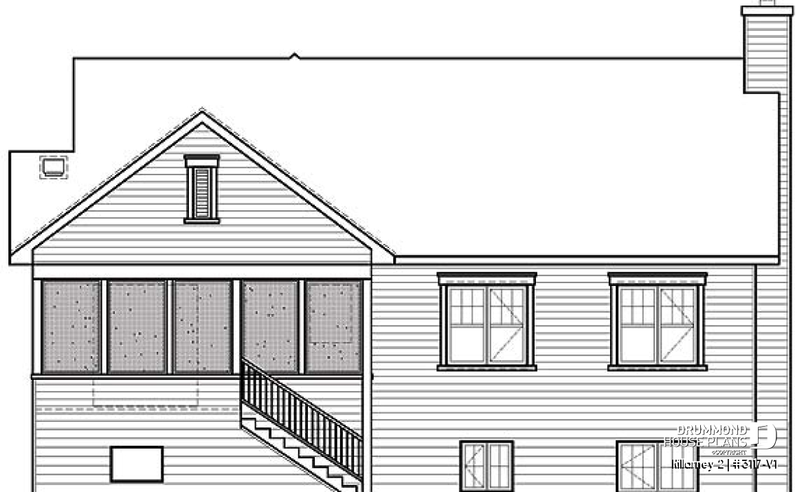 rear elevation - Killarney 2