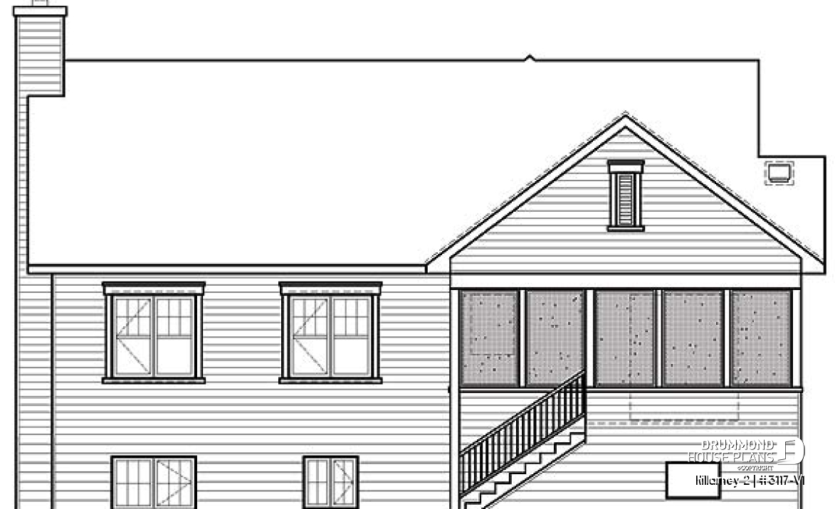 rear elevation - Killarney 2