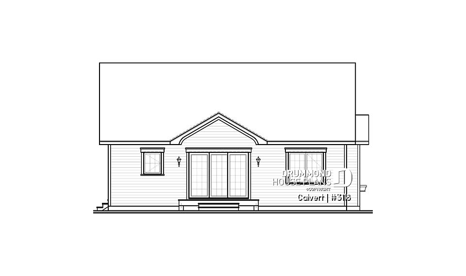 rear elevation - Calvert