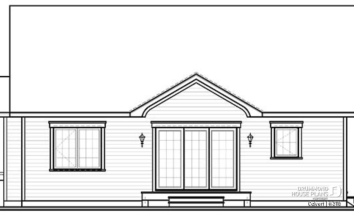 rear elevation - Calvert
