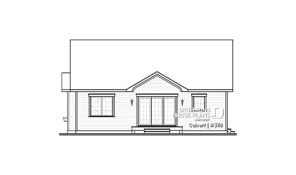 rear elevation - Calvert
