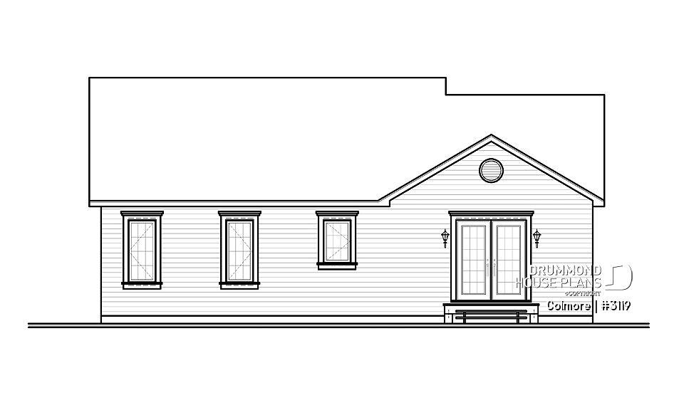 rear elevation - Colmore