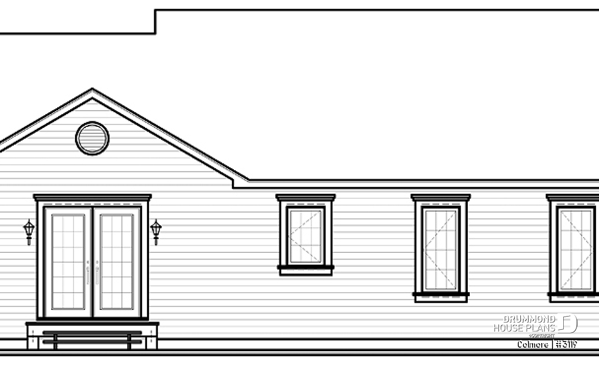 rear elevation - Colmore