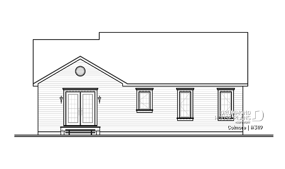 rear elevation - Colmore