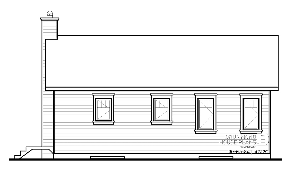 rear elevation - Kittiwake