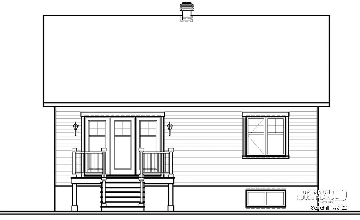 rear elevation - Sandhill
