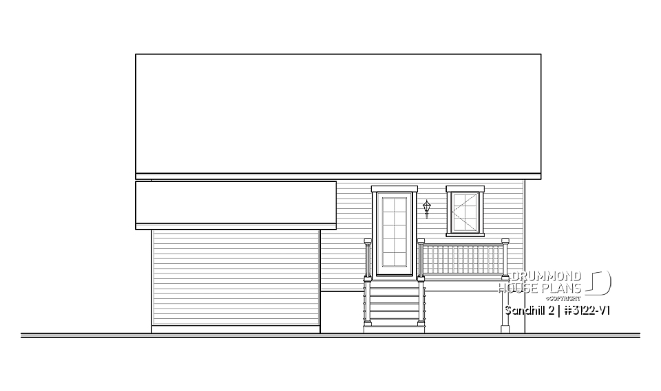 rear elevation - Sandhill 2