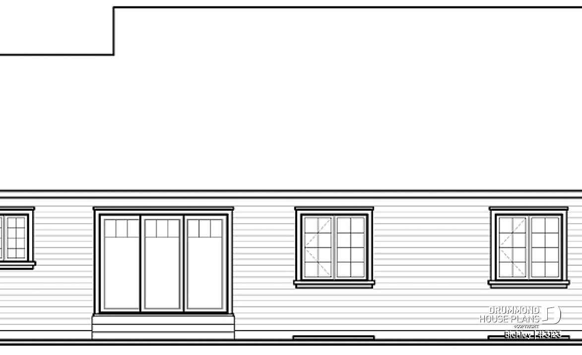 rear elevation - Bickley