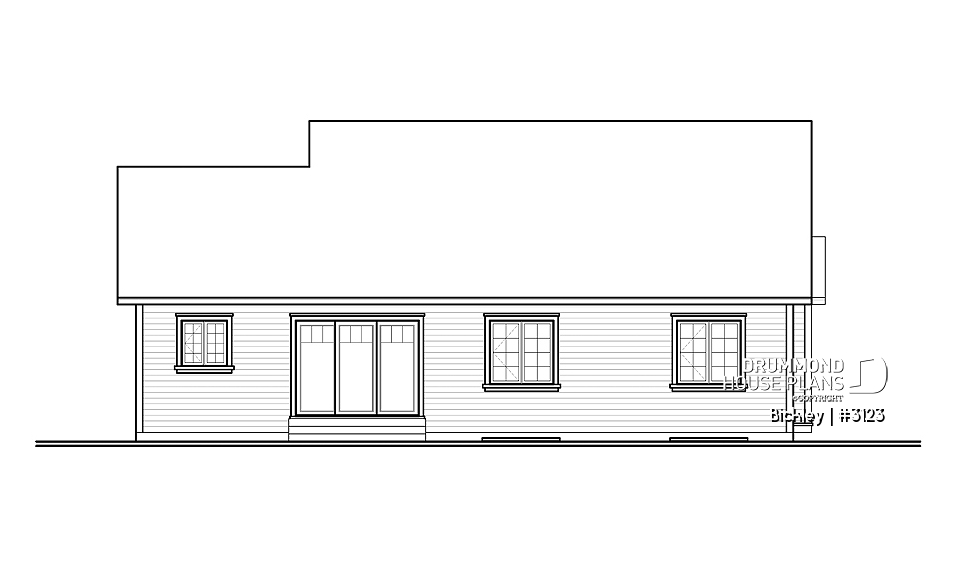 rear elevation - Bickley