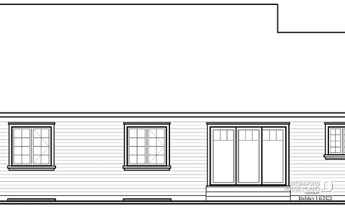 rear elevation - Bickley
