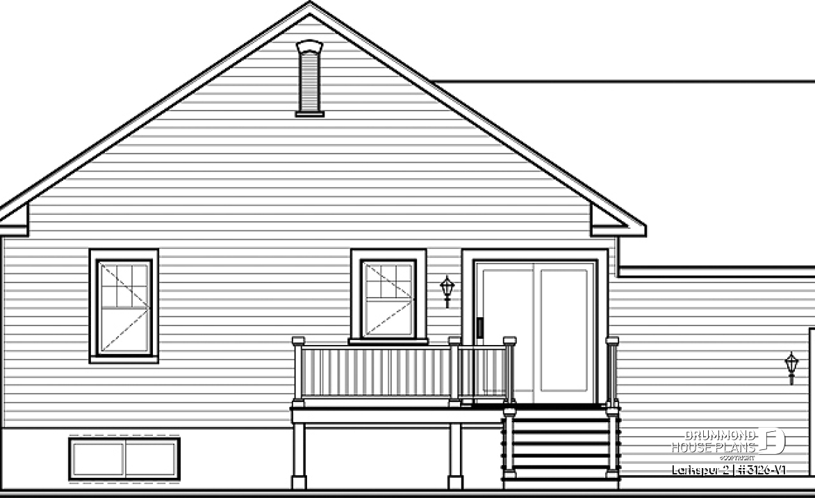 rear elevation - Larkspur 2