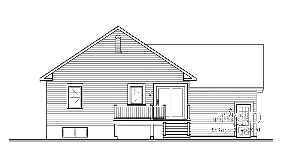 rear elevation - Larkspur 2