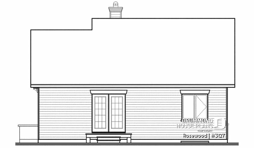 rear elevation - Rosewood