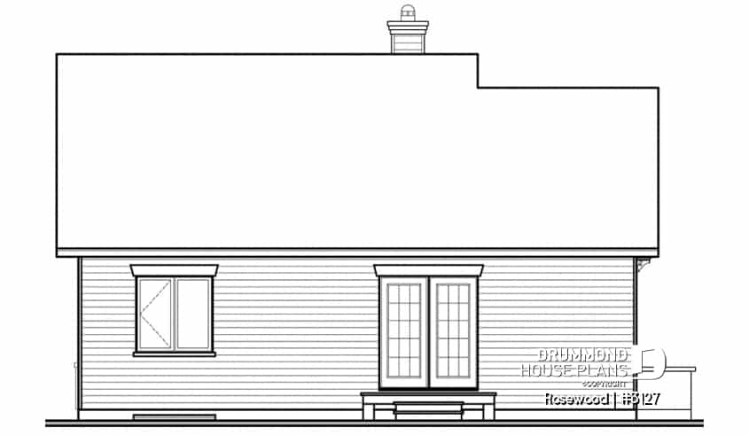rear elevation - Rosewood