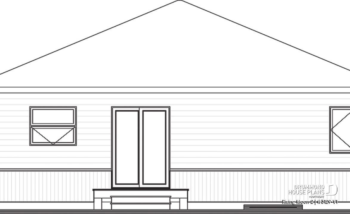 rear elevation - Rising Moon 2