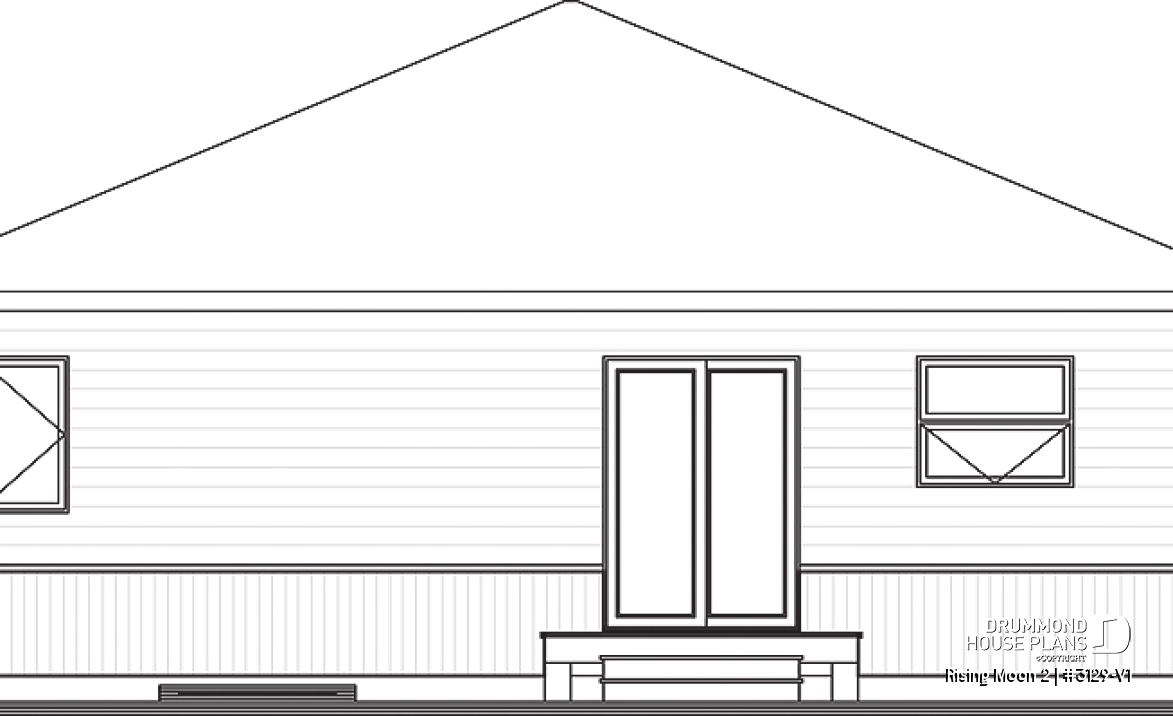 rear elevation - Rising Moon 2