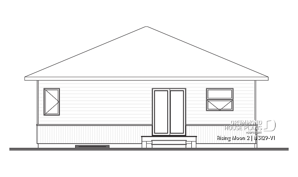 rear elevation - Rising Moon 2