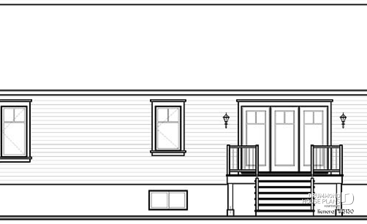 rear elevation - Kenora