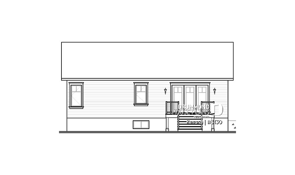 rear elevation - Kenora