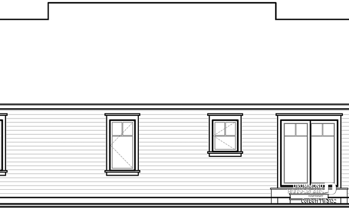 rear elevation - Corbett