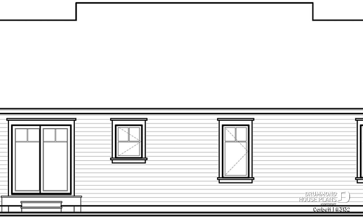 rear elevation - Corbett