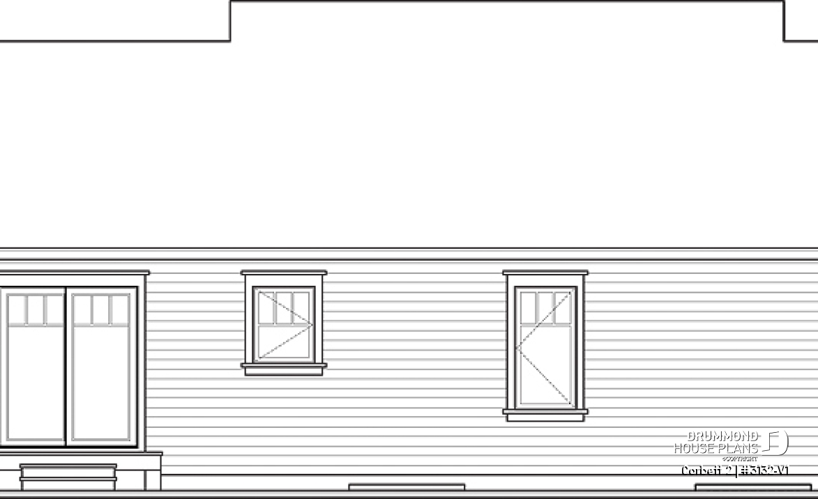 rear elevation - Corbett 2