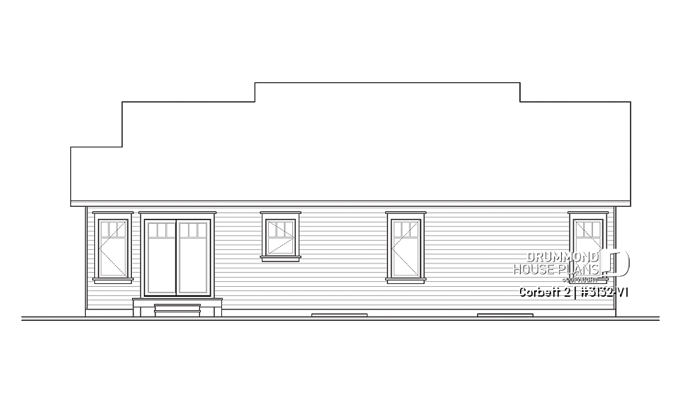 rear elevation - Corbett 2