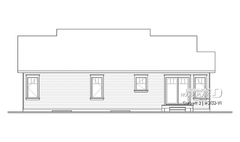rear elevation - Corbett 2