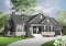 front - BASE MODEL - Country ranch house plan, 2 bedrooms, laundry room, one-car garage, full unfinished basement, fireplace - Ashbury 2