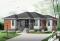 front - BASE MODEL - Modern house plan with great kitchen island and open floor plan concept, lots of storage - Mainville 2
