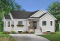 Color version 3 - Front - Affordable 1 to 5 bedroom Bungalow, large master suite, home office, large kitchen island & open floor plan - Mainville 4