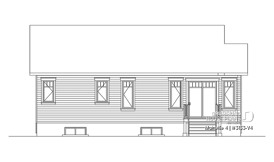 rear elevation - Mainville 4