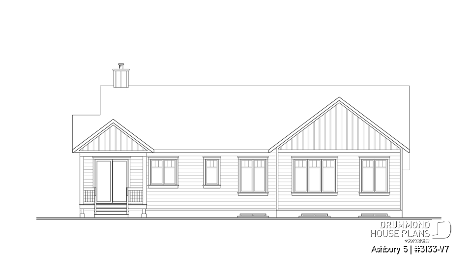 rear elevation - Ashbury 5